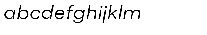 Flink Regular Italic Font LOWERCASE