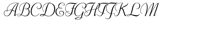 Florentine Cursive with OS Figures Font UPPERCASE