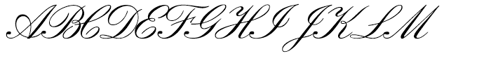Florentine Script II Regular Font UPPERCASE