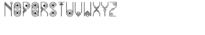 FloriGlyphos Regular Font LOWERCASE