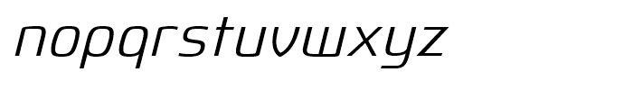 Fluctuation Light Italic Font LOWERCASE