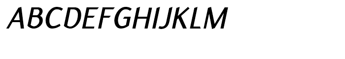 Flux Bold Italic Font UPPERCASE