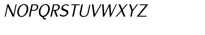 Flux Italic Font UPPERCASE