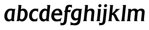 Flanders Medium Italic Font LOWERCASE