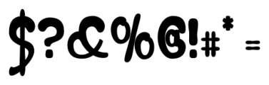 Flapper Condensed Regular Font OTHER CHARS