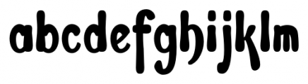 Flapper Condensed Regular Font LOWERCASE
