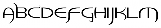Flax JY Regular Font UPPERCASE