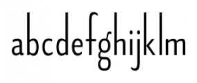 Fledgling Light Font LOWERCASE