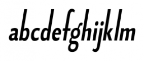 Fledgling Semi Bold Italic Font LOWERCASE