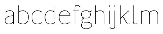 Flexline Light Font LOWERCASE