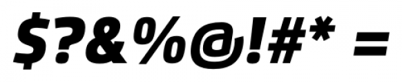 Flexo Black Italic Font OTHER CHARS
