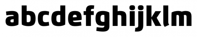 Flexo Black Font LOWERCASE