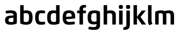 Flexo Bold Font LOWERCASE