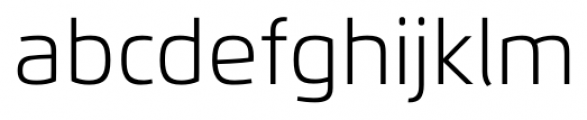 Flexo Light Font LOWERCASE