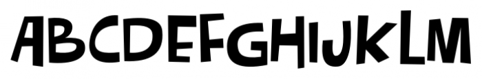 Flicka Regular Font UPPERCASE