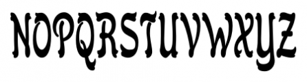 Flinscher Condensed Regular Font UPPERCASE