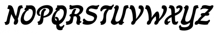 Flinscher DemiBold Italic Font UPPERCASE