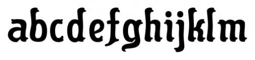 Flinscher DemiBold Font LOWERCASE