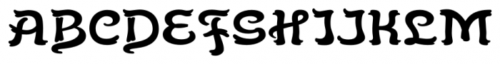 Flinscher Expanded Regular Font UPPERCASE