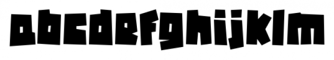 Flint Regular Font LOWERCASE