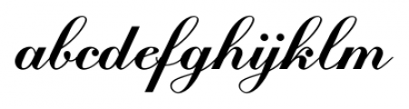 Floralscript Regular Font LOWERCASE