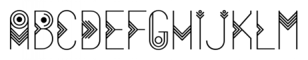 FloriGlyphos Regular Font UPPERCASE