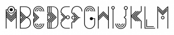 FloriGlyphos Regular Font LOWERCASE