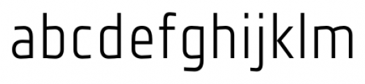 Florin Sans Light Font LOWERCASE