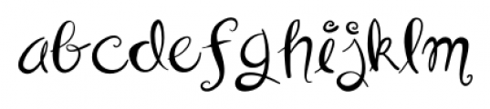 Flowerpot Regular Font LOWERCASE