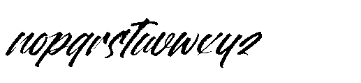 Flackin Bruska  Italic Font LOWERCASE