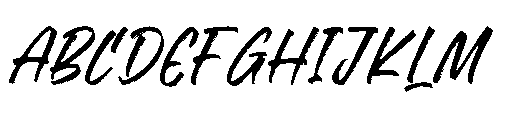 Flackin Bruska  Regular Font UPPERCASE