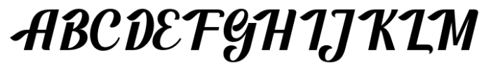 Flahilla Font UPPERCASE