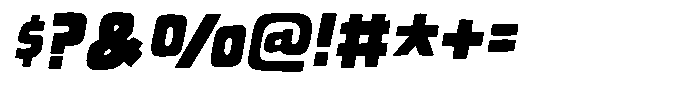 Flaky Bandit Italic Font OTHER CHARS