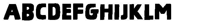 Flaky Bandit Regular Font UPPERCASE