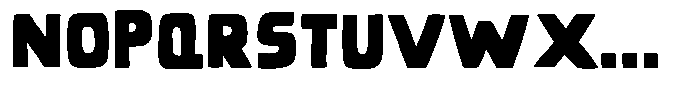 Flaky Bandit Regular Font UPPERCASE