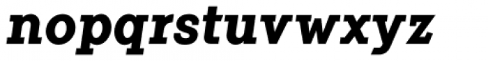 Flamante Serif Bold Italic Font LOWERCASE
