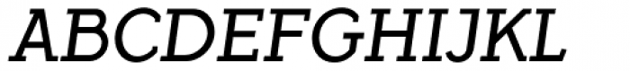Flamante Serif Light Italic Font UPPERCASE