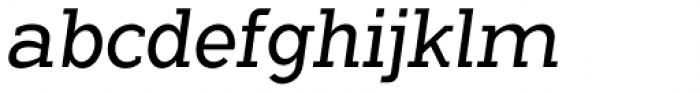 Flamante Serif Light Italic Font LOWERCASE