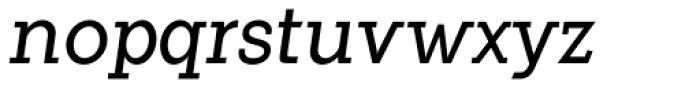 Flamante Serif Light Italic Font LOWERCASE