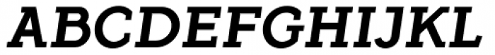 Flamante Serif Medium Italic Font UPPERCASE