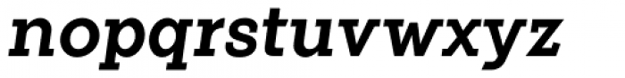 Flamante Serif Medium Italic Font LOWERCASE