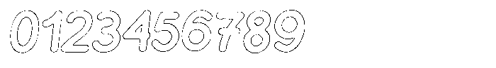 Flamingo Sunset Brush Outline Italic Font OTHER CHARS