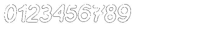 Flamingo Sunset Cut Outline Italic Font OTHER CHARS