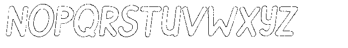 Flamingo Sunset Ink Outline Italic Font UPPERCASE
