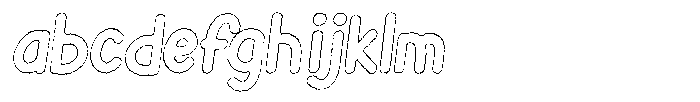 Flamingo Sunset Ink Outline Italic FONT