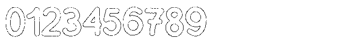 Flamingo Sunset Ink Outline Font OTHER CHARS