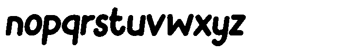 Flamingo Sunset Rough Italic Font LOWERCASE