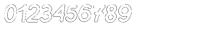 Flamingo Sunset Rust Outline Italic Font OTHER CHARS