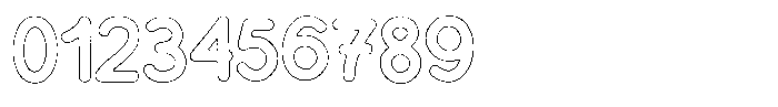 Flamingo Sunset Rust Outline Font OTHER CHARS