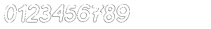 Flamingo Sunset Scratch Outline Italic Font OTHER CHARS